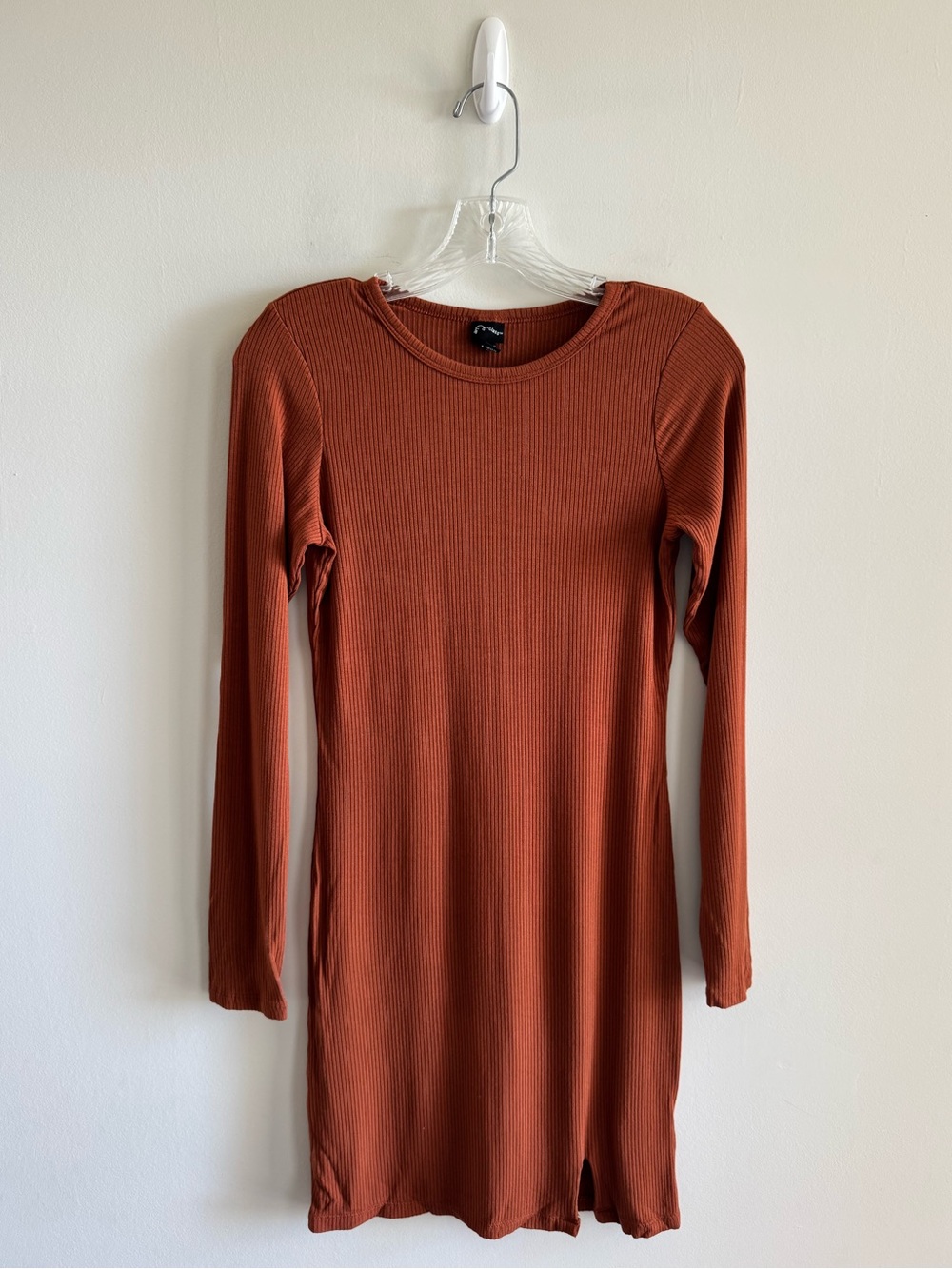Art Class Ribbed Long Sleeved Dress